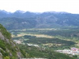 Vista de Palena desde el lado oriente del Cerro La Bandera